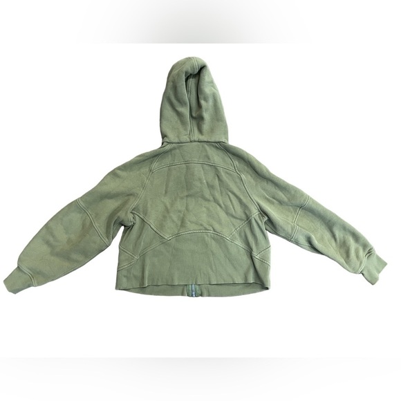 Lululemon Scuba Oversized Half Zip - Green Twill - Size XS/S - Picture 2 of 5